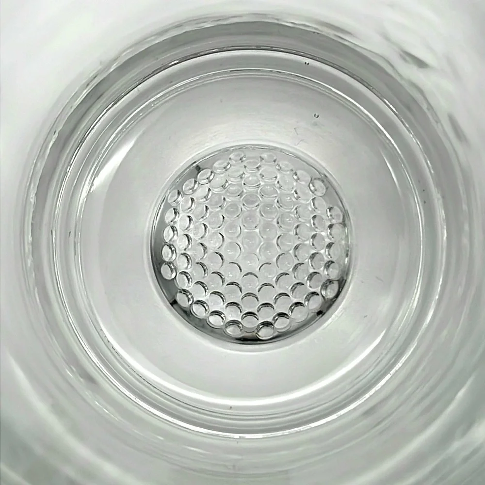 Jim Beam Bourbon Clear Rocks Glass Set with Heavy Base - Golf Ball & Football -2